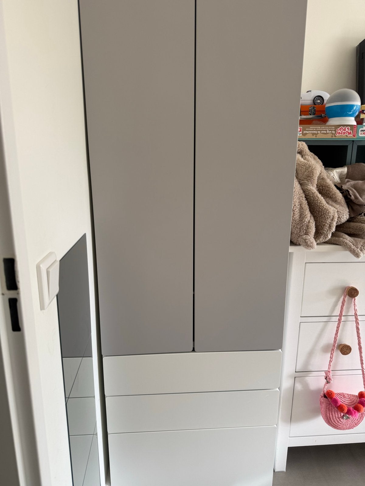 IKEA kinder Kledingkast met 3 lades, Ophalen, Overige materialen, 50 tot 100 cm, Zo goed als nieuw
