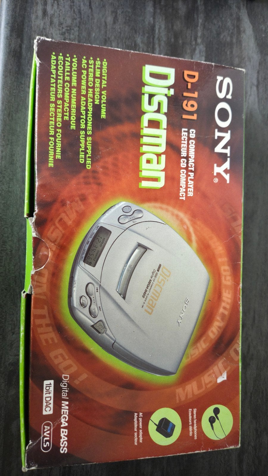 Sony discman d 191 defect no disc, Audio, Tv en Foto, Ophalen of Verzenden, Discman