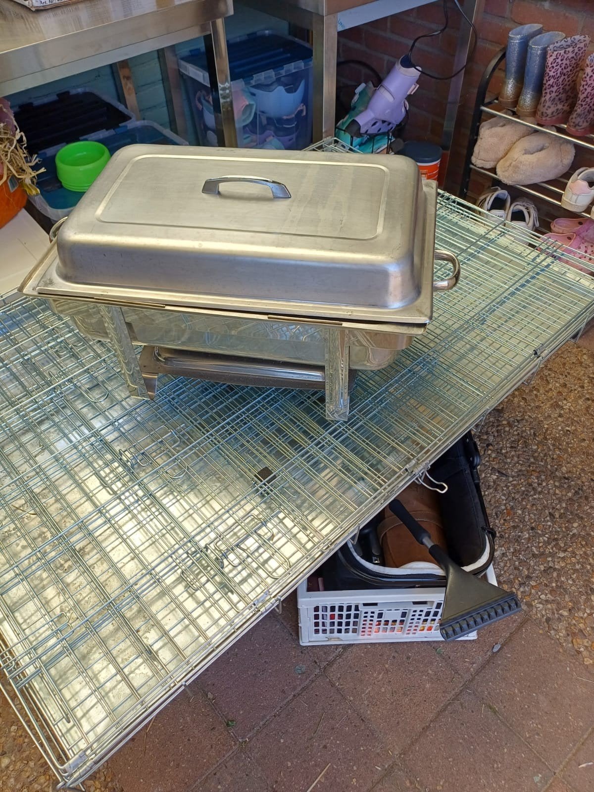 Chafing dishes 2x, Ophalen