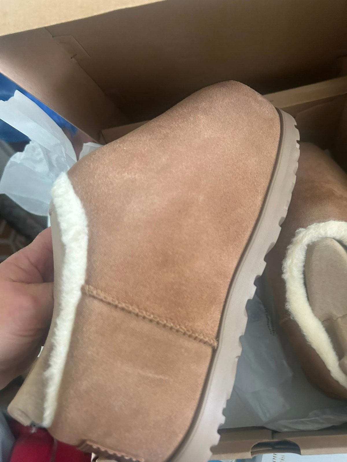 NEW- UGG W Pumped Slide Women.Camel Mules & Clogs size 40, Verzenden, Nieuw, Bruin