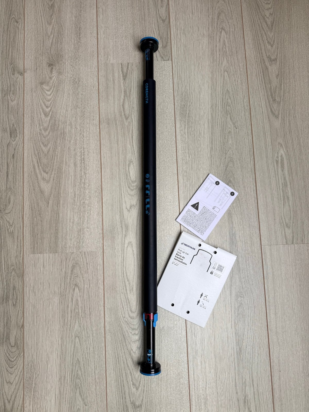 Decathlon DVM Optrekstang - Deurmontage of Schroefmontage, Ophalen, Zo goed als nieuw, Armen, Oprekstang