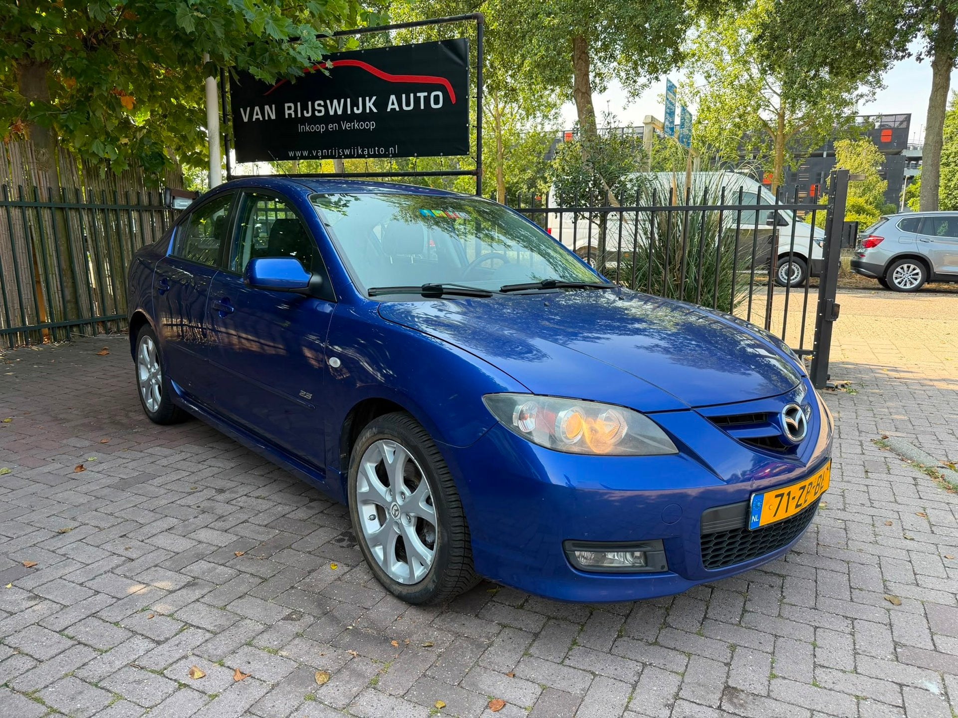 Mazda 3 2.3 1e Eig Import USA org km 156PK, Gebruikt, 1290 kg, Blauw, 2261 cc