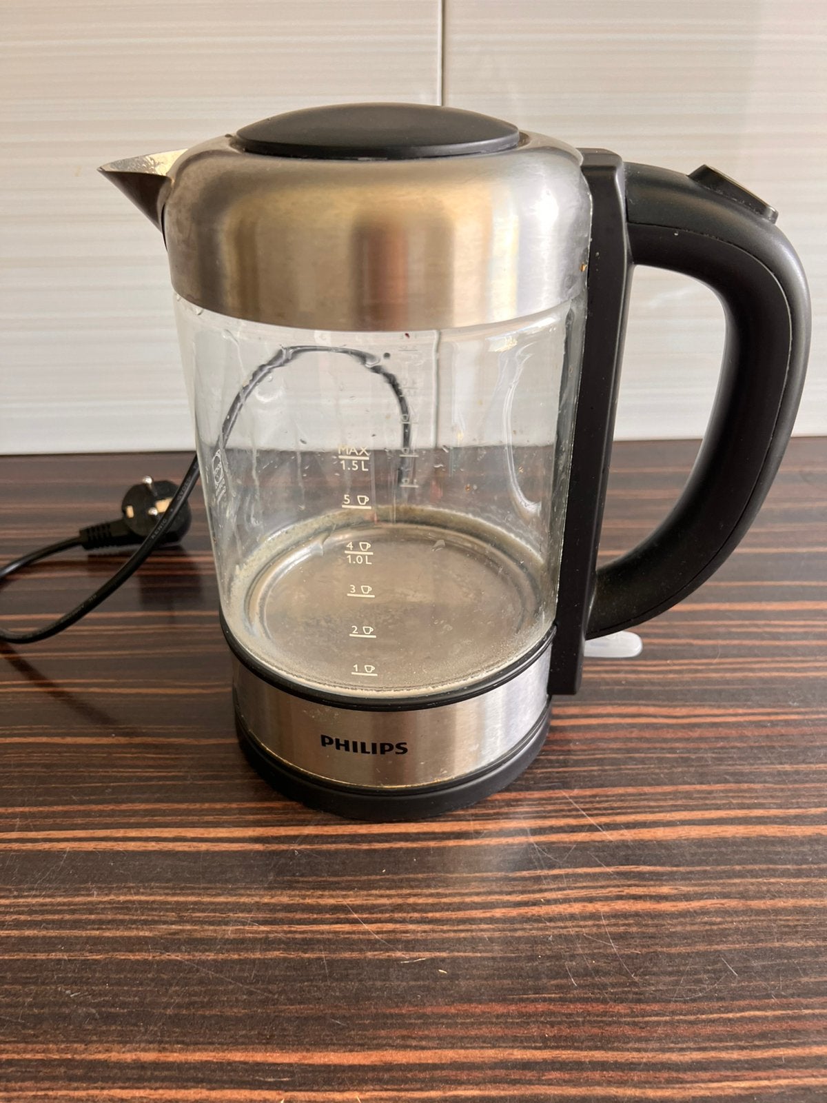 PHILIPS waterkoker, Witgoed en Apparatuur, Waterkokers, 1 tot 2 liter, Ophalen, Gebruikt
