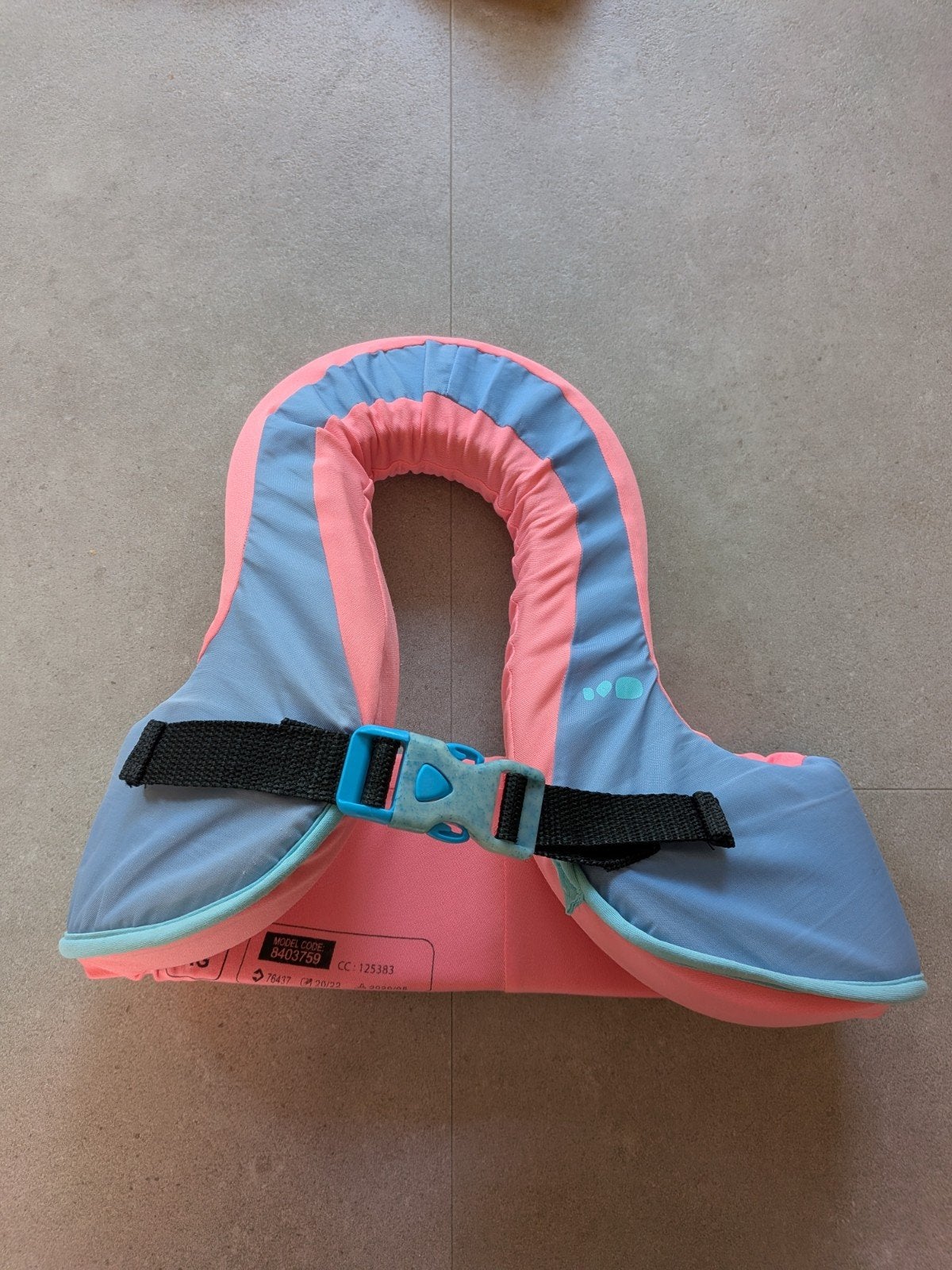 Nabaiji Zwemvest Kind 15-25 kg Roze/Blauw Decathlon, Ophalen of Verzenden, Gebruikt