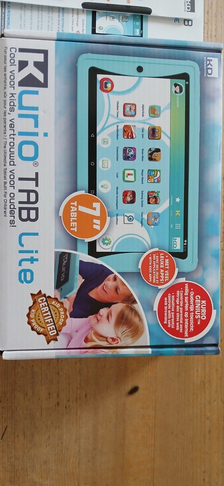 Kuriotab Lite 7 inch tablet voor kinderen - Nieuw, Uitbreidbaar geheugen, Nieuw, Ophalen of Verzenden, Kuriotab