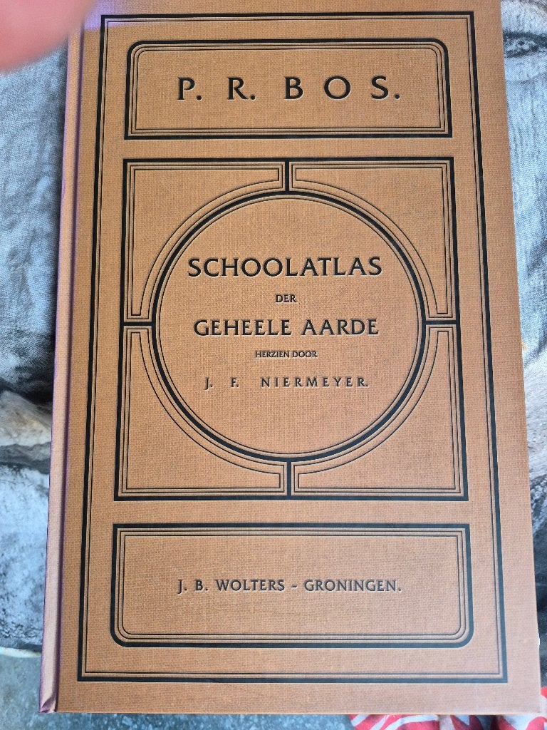 Bos schoolatlas der geheele aarde, door J.F. Niermeyer, Overige atlassen, P.R. Bos, J.F. Niermeyer, P. Eibergen, 1800 tot 2000
