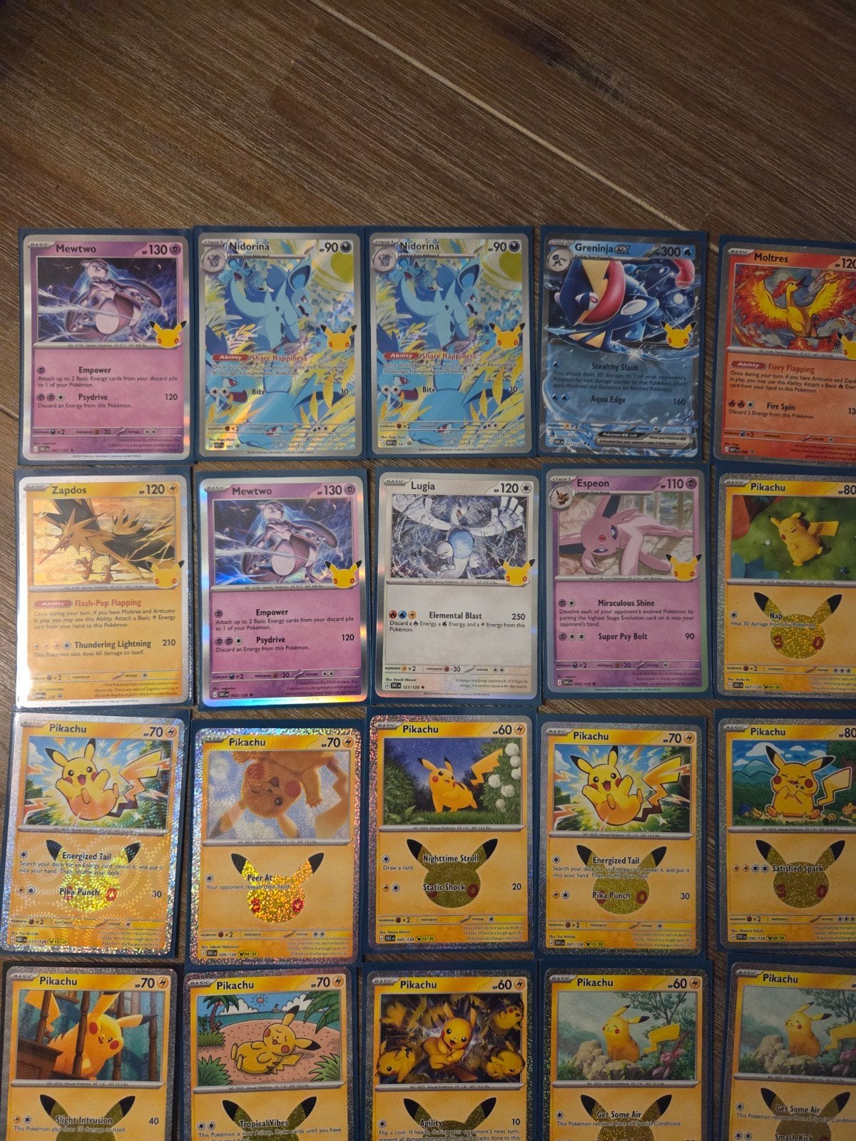 Foto 3 van Pokémon 25th Anniversary Celebrations Kaarten Collectie