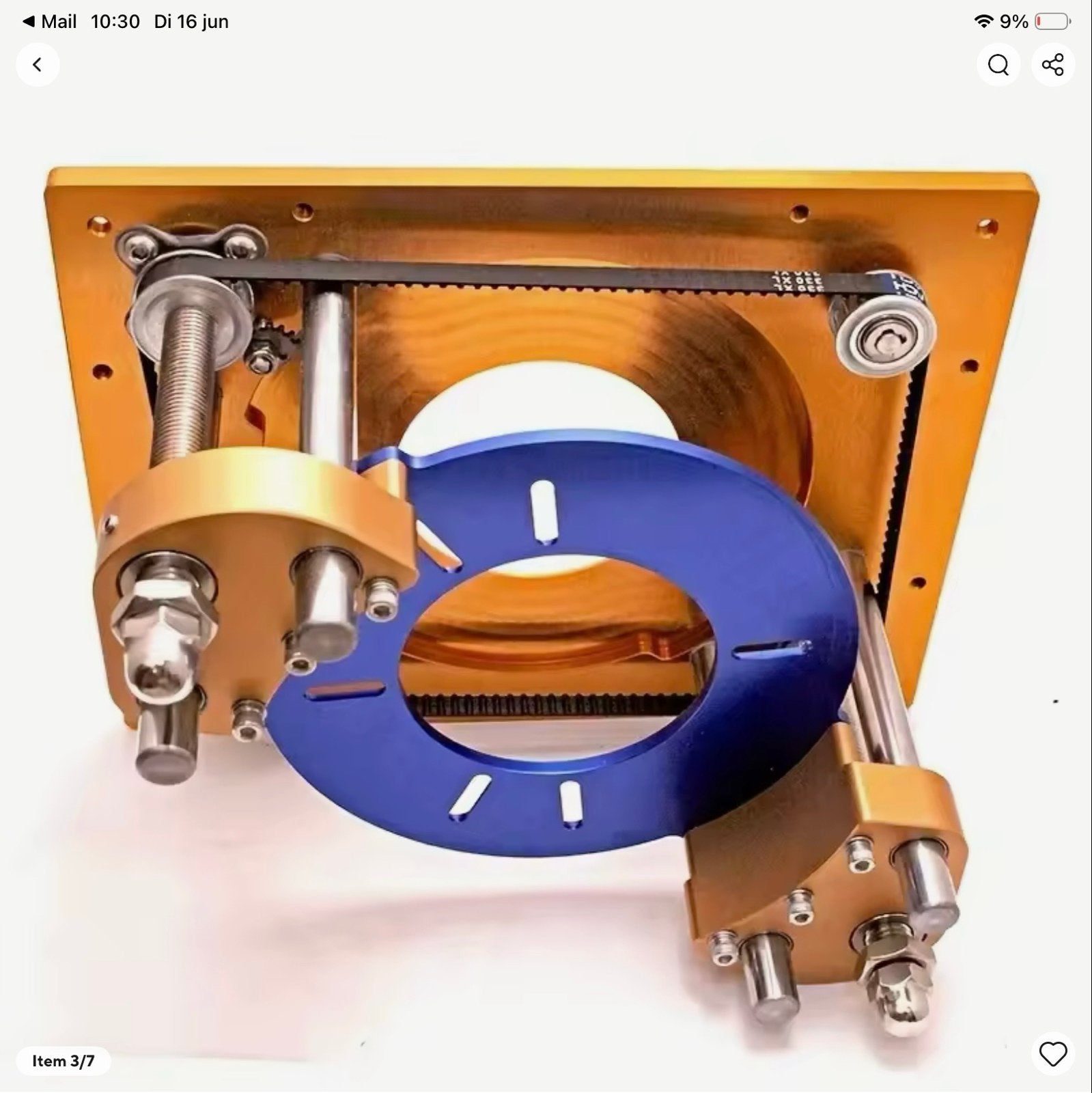 Freesplaat met freeslift voor bovenfreesmachine, Ophalen of Verzenden, Nieuw, Bovenfrees