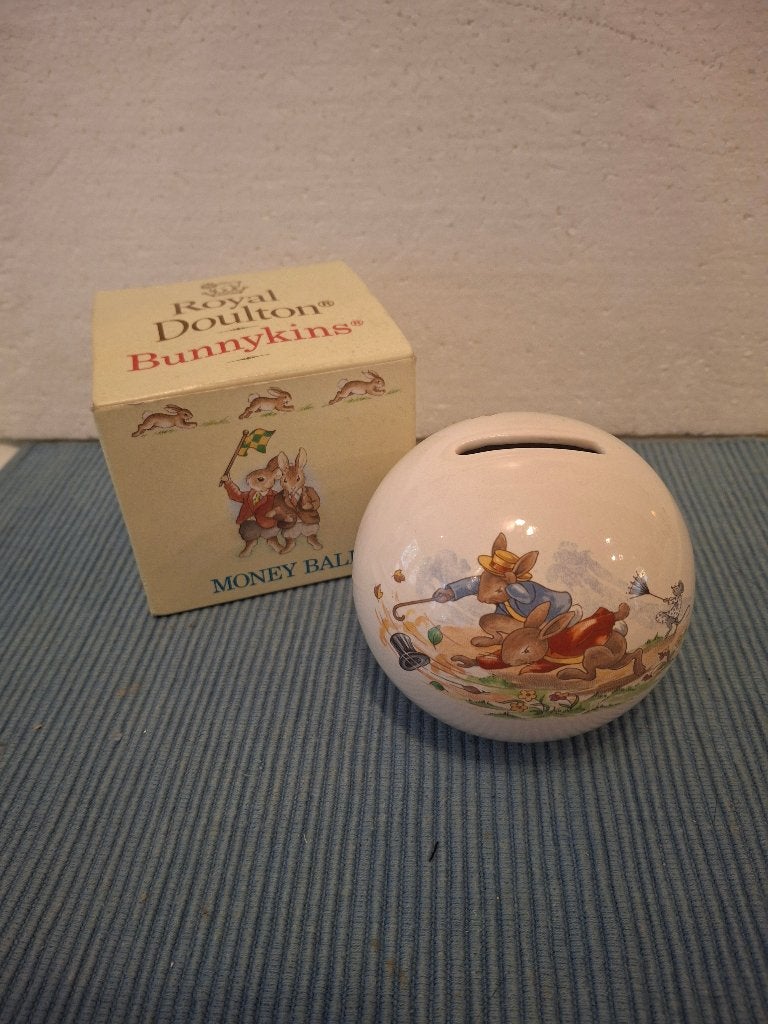 Royal Doulton - Bunnykins - leuke aardewerk spaarpot, --, England, Steen, Aardewerk of Keramiek, Nieuw