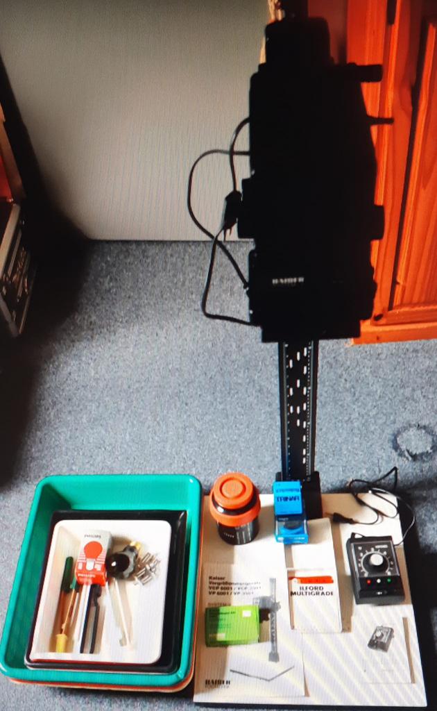 KAISER DOKA ZWART/WIT izgs werkt nog prima, Ophalen, Gebruikt, Complete dokaset