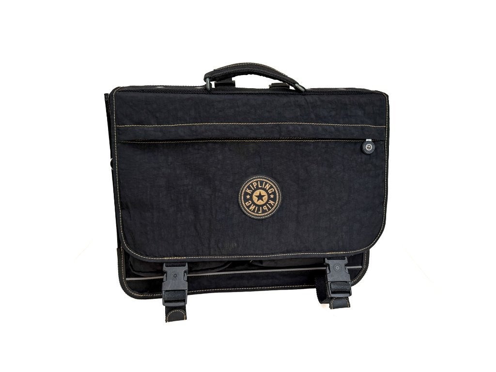 Kipling schooltas, boekentas, schoudertas, aktetas,, Sieraden, Tassen en Uiterlijk, Tassen | Schooltassen, Zwart, Aktetas of Boekentas