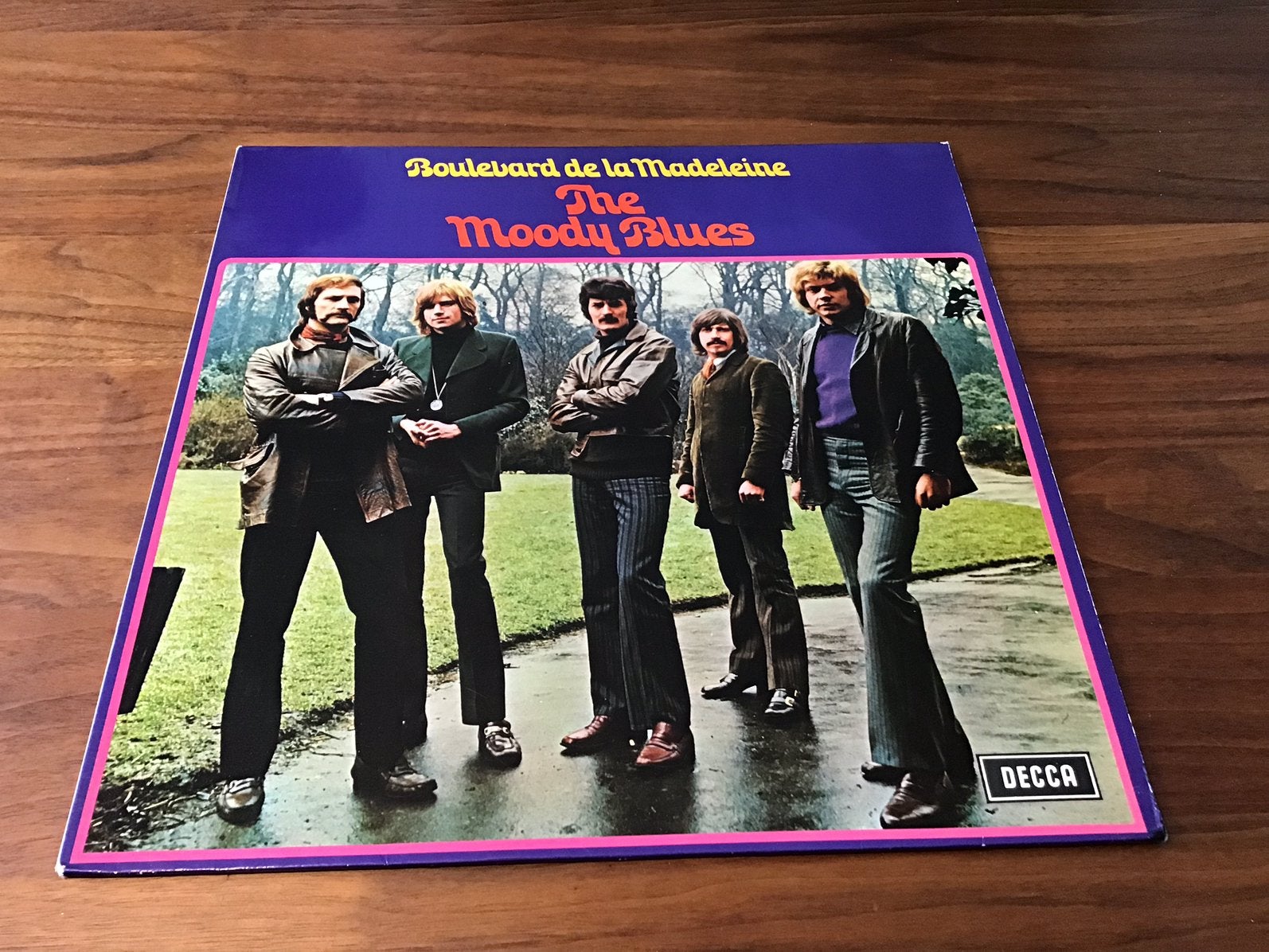 LP, THE MOODY BLUES, BOULEVARD DE LA MADELEINE, 1968, 4-11., Ophalen of Verzenden, Zo goed als nieuw, LP
