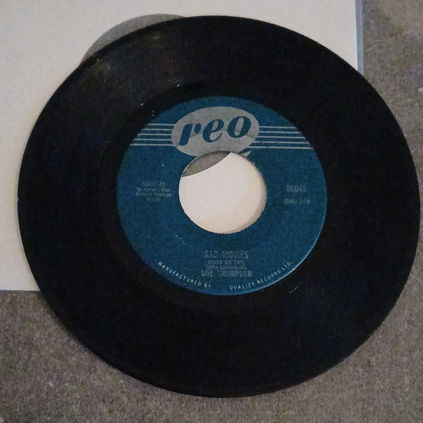 Sue Thompson, Cd's en Dvd's, Vinyl Singles, Ophalen of Verzenden, Zo goed als nieuw, Pop