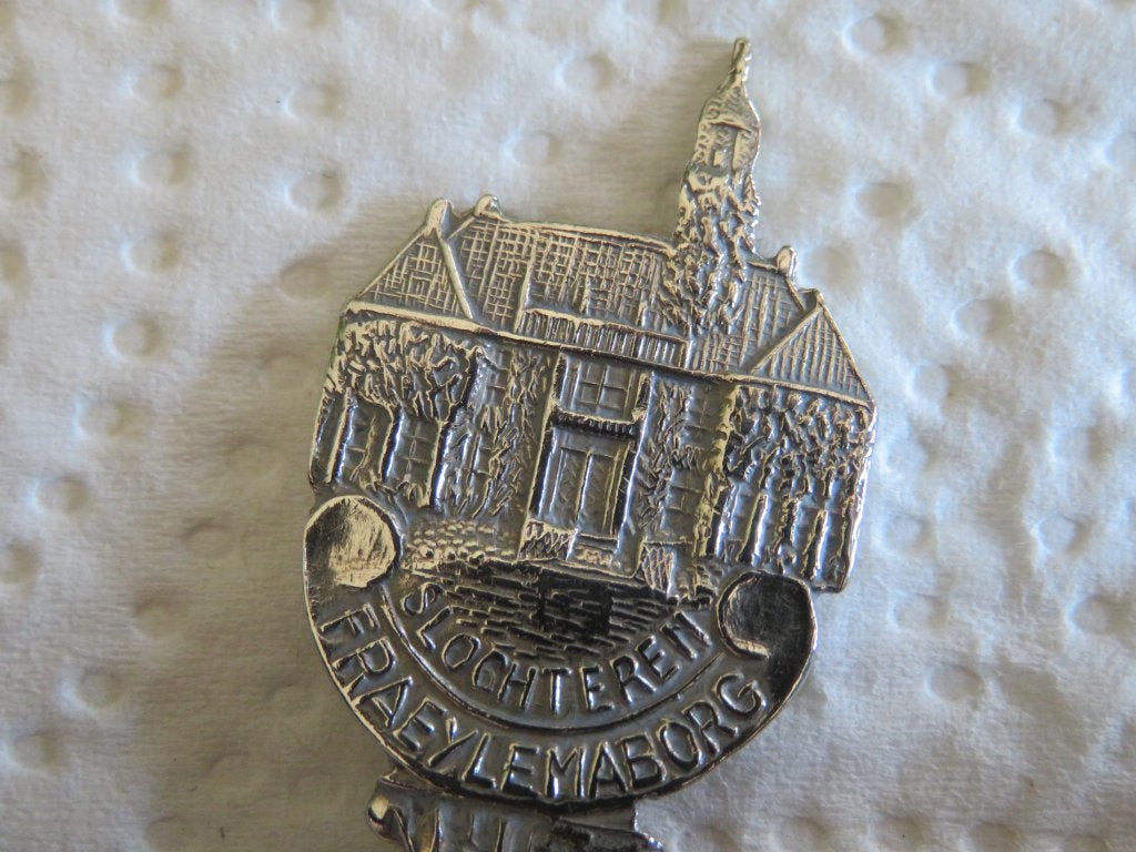 Lepeltje De Fraeylemaborg te Slochteren, Verzenden, Zo goed als nieuw, Overige materialen, Bestek
