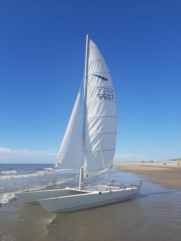 Dart 18 catamaran vaarklaar incl. cattrack, Watersport en Boten, Ophalen, Gebruikt, Overige modellen, Dart