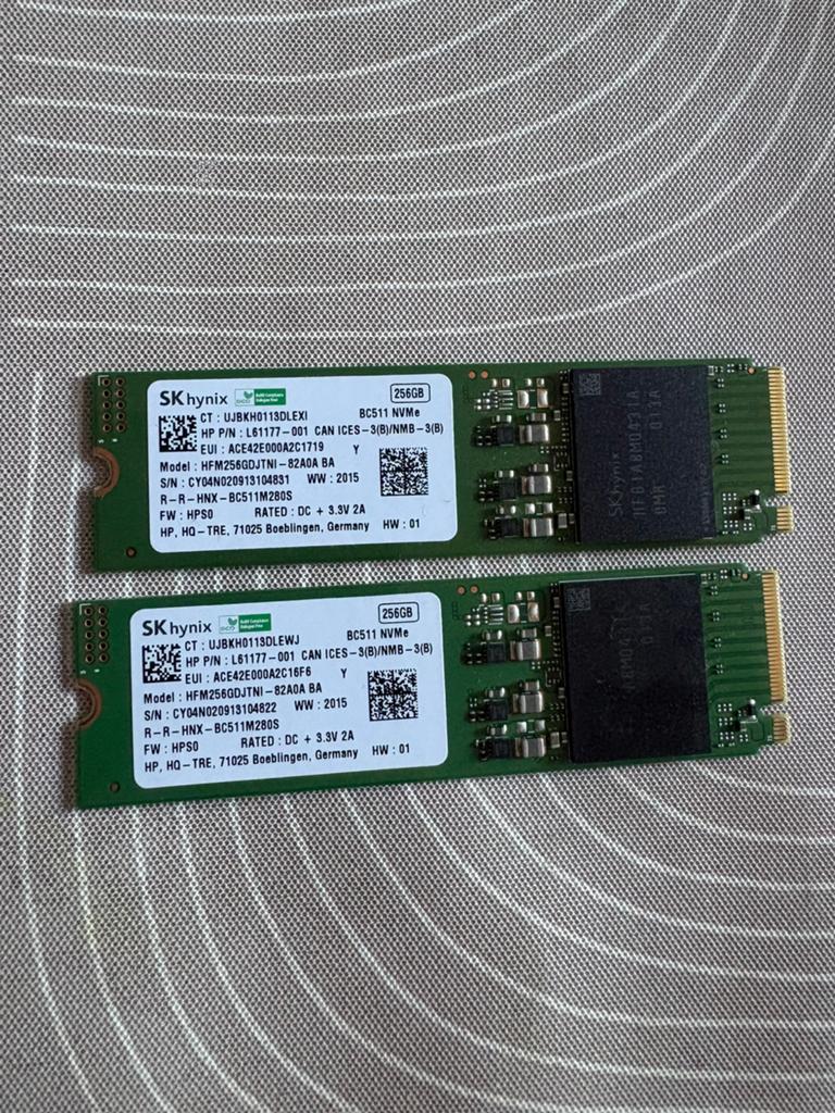 Skhynix 256gb nvme ssd prijs per stuk, Intern, Gebruikt, SSD, Ophalen of Verzenden