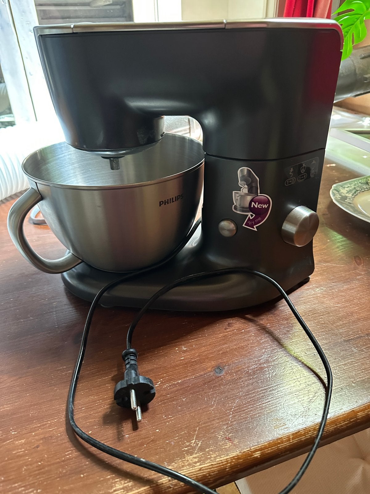 Philips keukenmachine HR7978, Ophalen of Verzenden, Gebruikt, 3 snelheden of meer