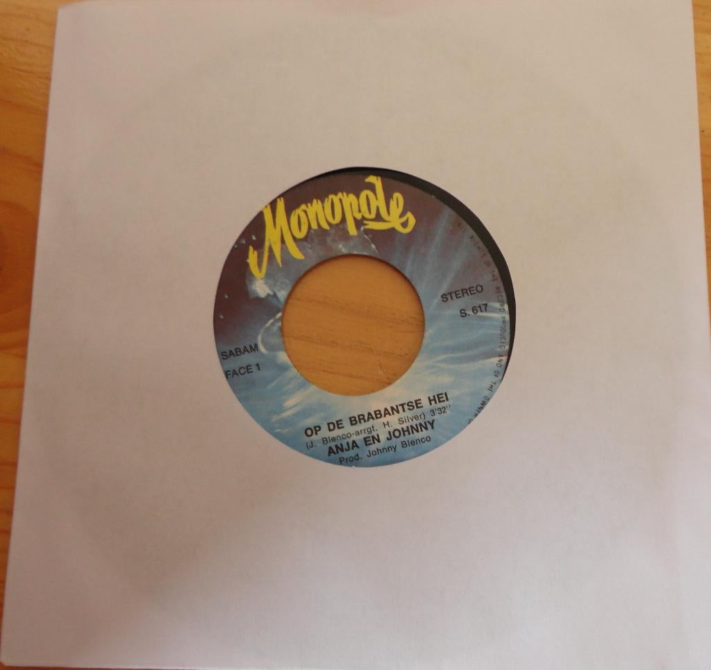 Anja en Johnny > Op de Brabantse hei, Gebruikt, 7 inch, Single, Ophalen of Verzenden