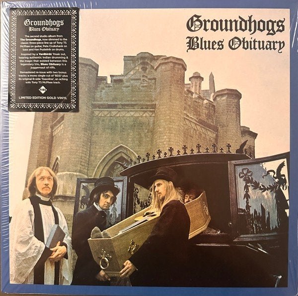 LP  GROUNDHOGS  blues obituary  GOLD vinyl  NIEUWSTAAT, LP, Blues Rock, Colored vinyl, Ophalen of Verzenden
