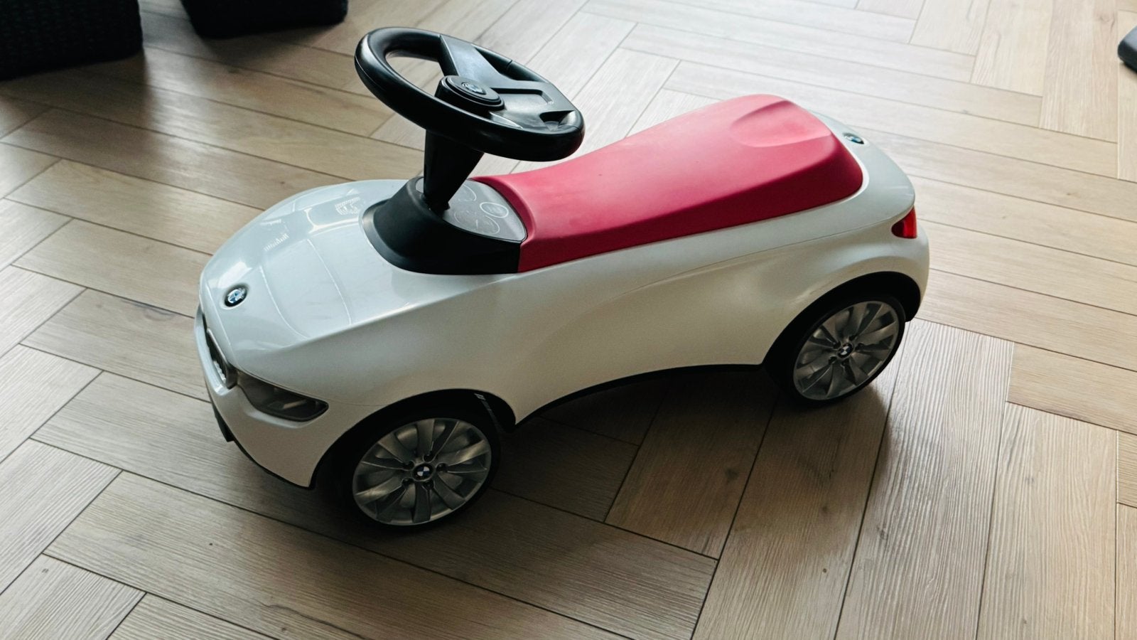 Bmw baby racer III raspberry/ white, roze met wit, Ophalen of Verzenden, Zo goed als nieuw