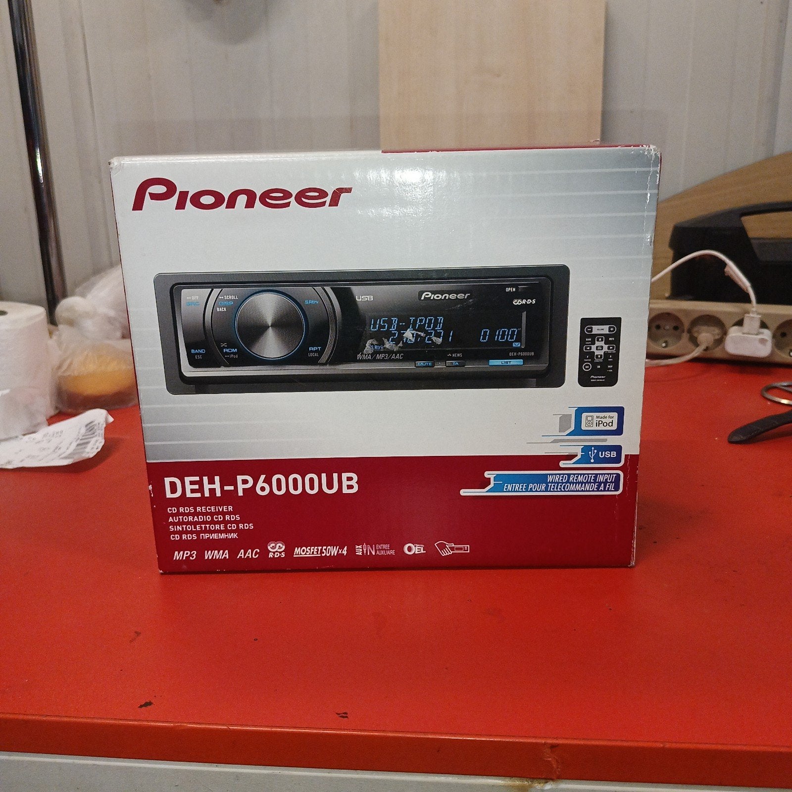 Pioneer DEH-P6000UB Autoradio met USB en CD-speler, Auto diversen, Ophalen of Verzenden, Gebruikt