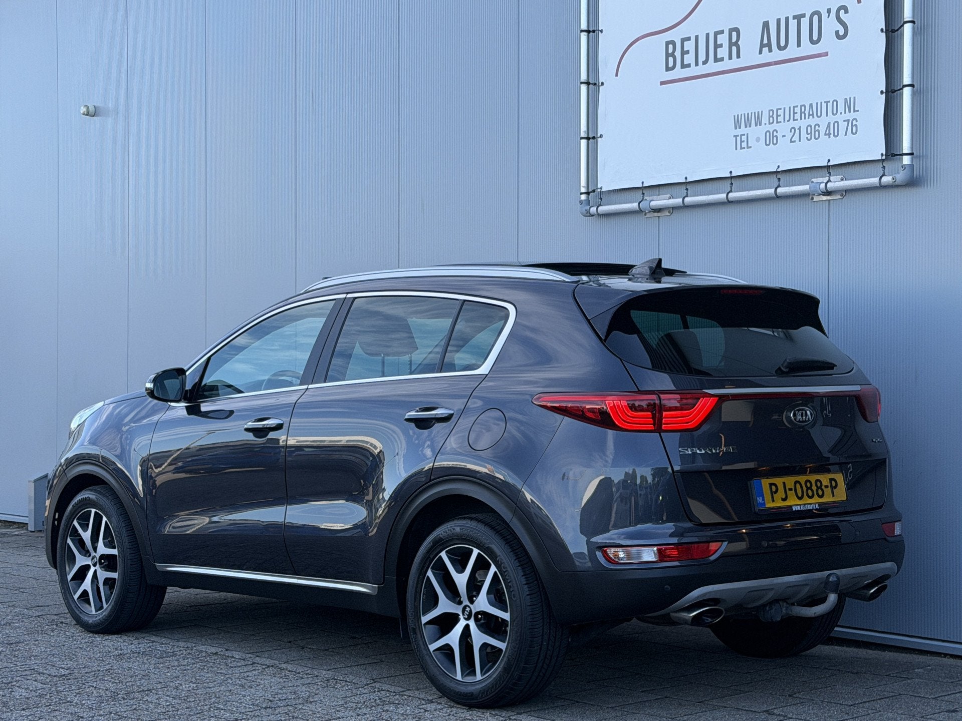 Kia Sportage 1.6 T-GDI GT-Line PlusLine Schuifdak/1900 kg tr, Voorwielaandrijving, Gebruikt, 4 cilinders, Handgeschakeld