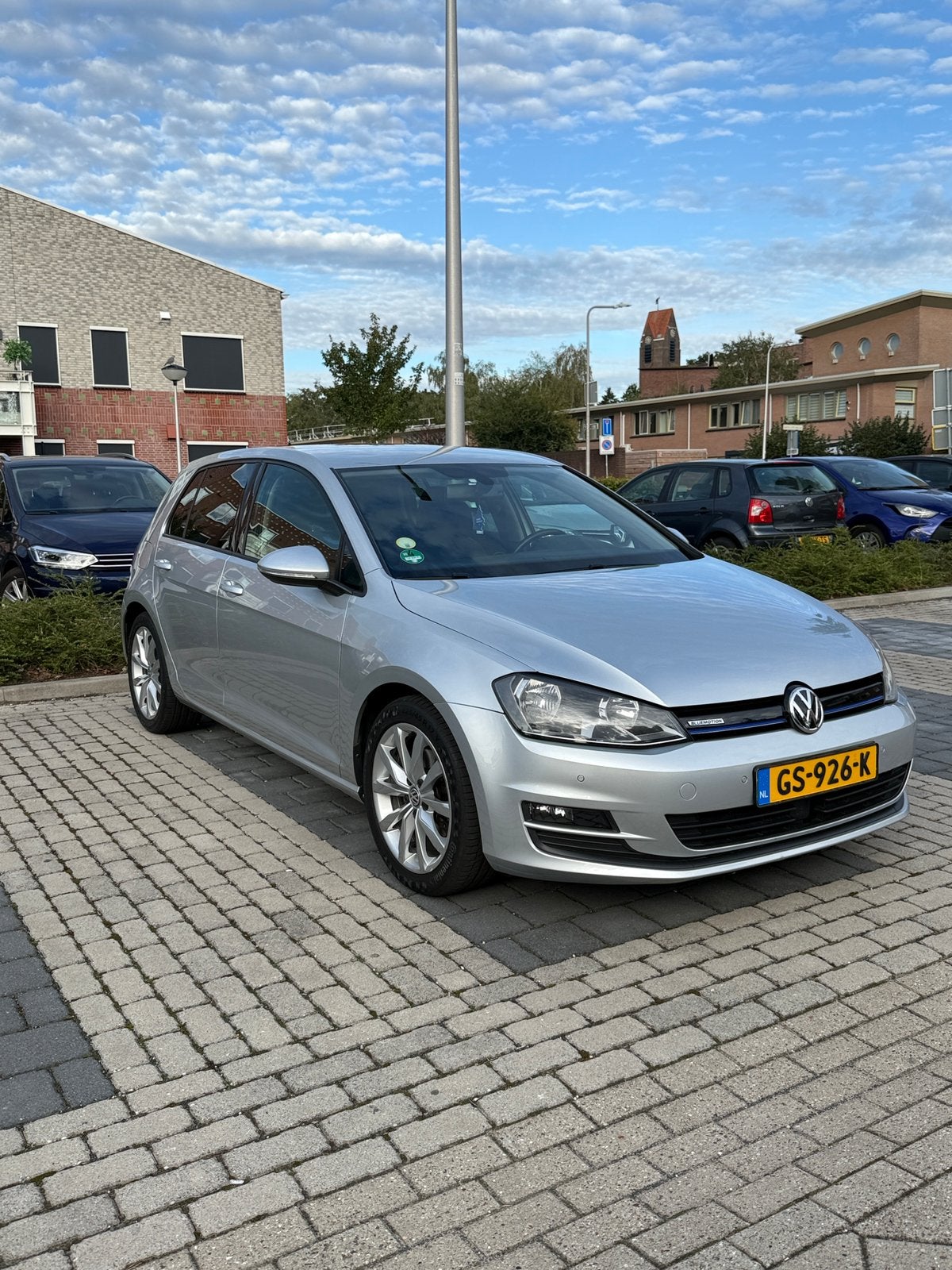 Volkswagen Golf 2.0 TDI 110KW 5D DSG 2014 Grijs, Auto's, 680 kg, 4 cilinders, 150 pk, Alcantara