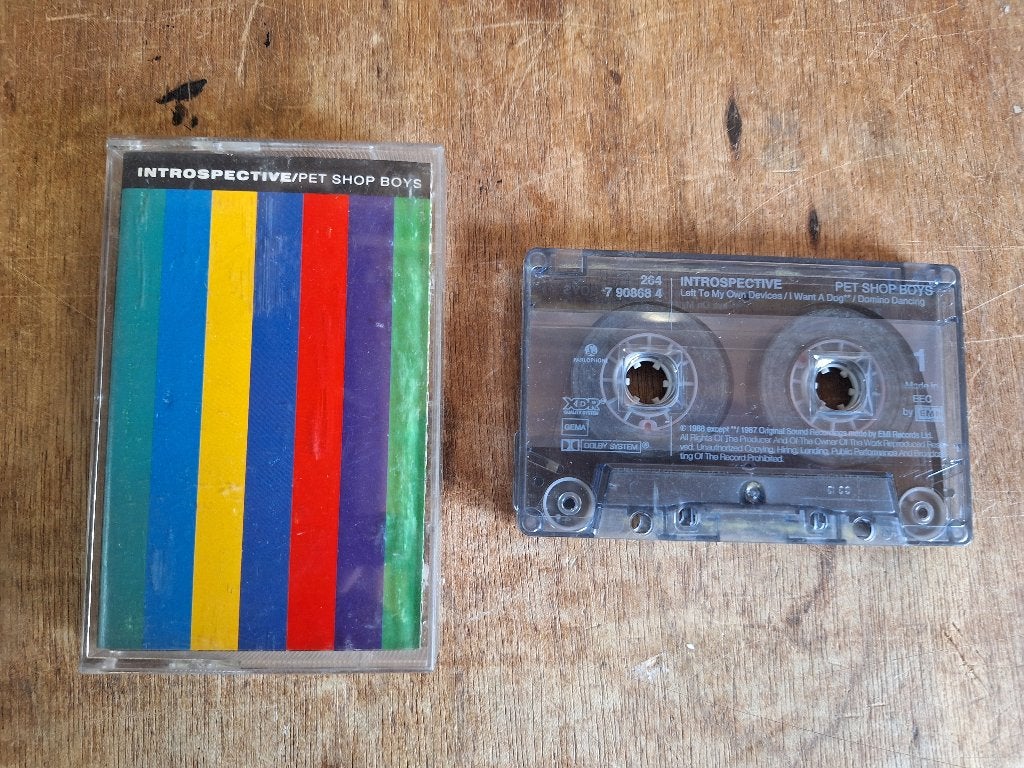 Oud originele muziek cassette Pet Shop Boys Introspective, Cd's en Dvd's, Cassettebandjes, Ophalen of Verzenden, Gebruikt, Pop