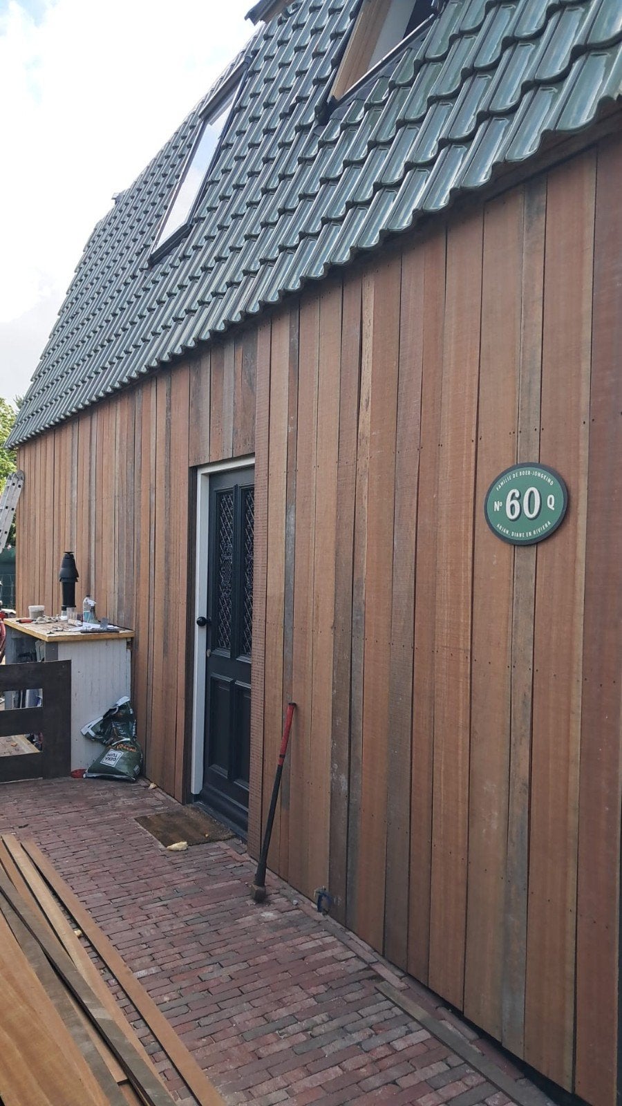 Hardhouten  Planken | Gevelbekleding | 3000 x 150 x 15 mm, Minder dan 25 mm, Ophalen of Verzenden, Zo goed als nieuw, Plank