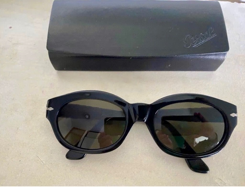 Zonnebril PERSOL model RATTI. In koker., Ophalen of Verzenden, Nieuw, Zwart, Overige merken