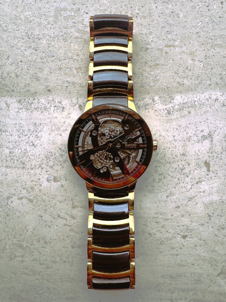 RADO CENTRIX AUTOMAAT OPEN HART ROSE GOUD, Overige materialen, Polshorloge, Overige materialen, Zo goed als nieuw