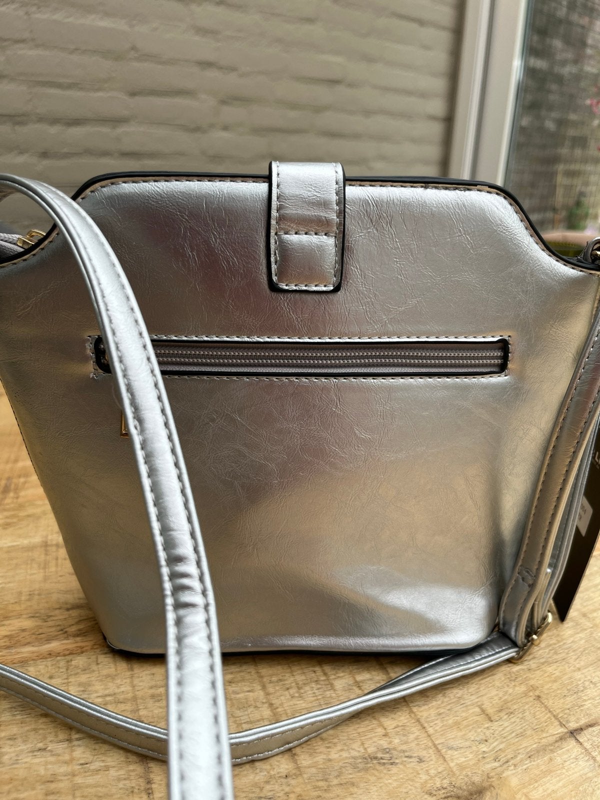 Just Lili Zilveren Schoudertasje - Nieuw met label, Ophalen of Verzenden, Nieuw, Overige kleuren, Schoudertasje