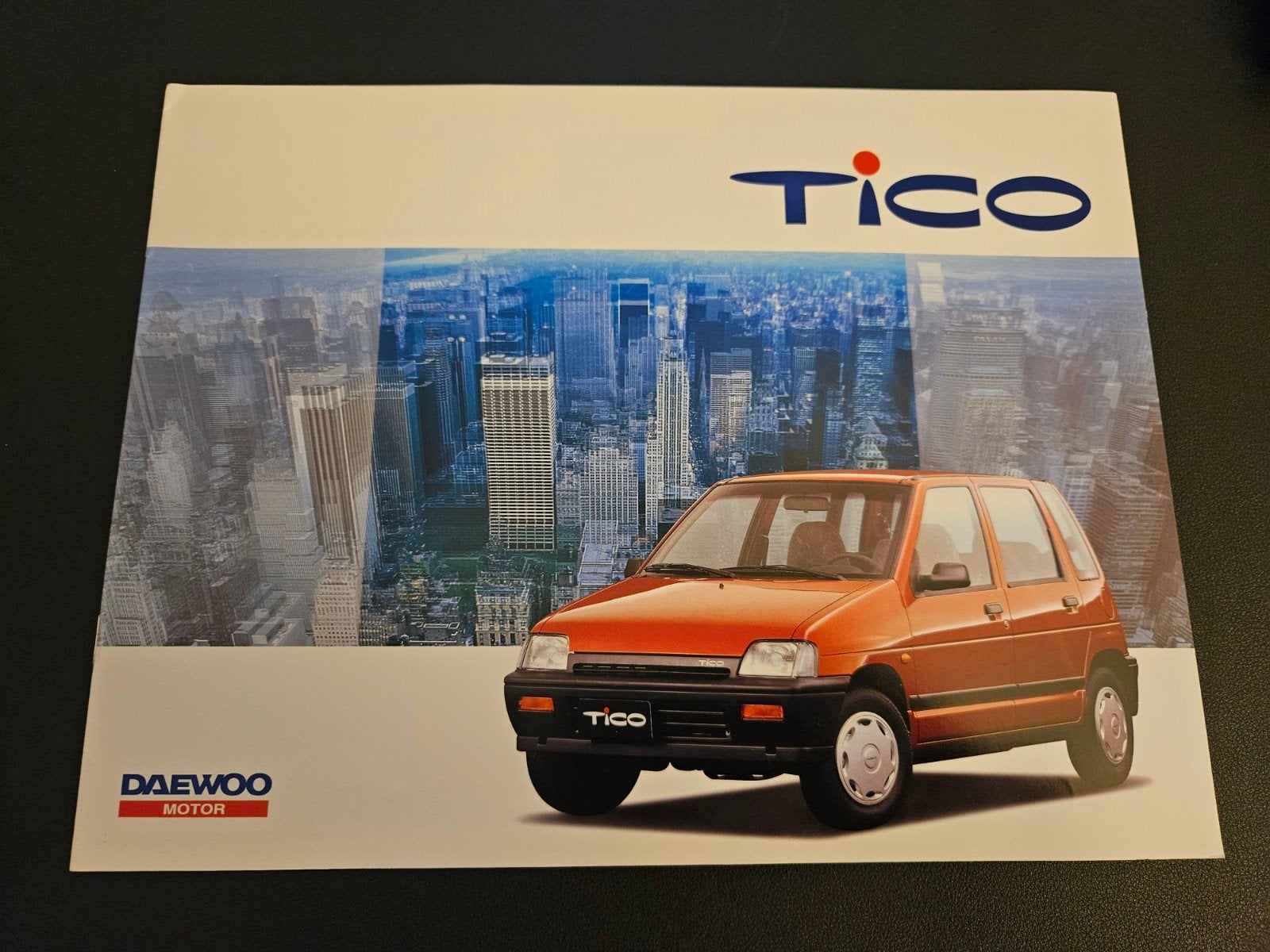 Brochure Daewoo Tico 1995, Boeken, Auto's | Folders en Tijdschriften, Zo goed als nieuw, Overige merken, Ophalen of Verzenden