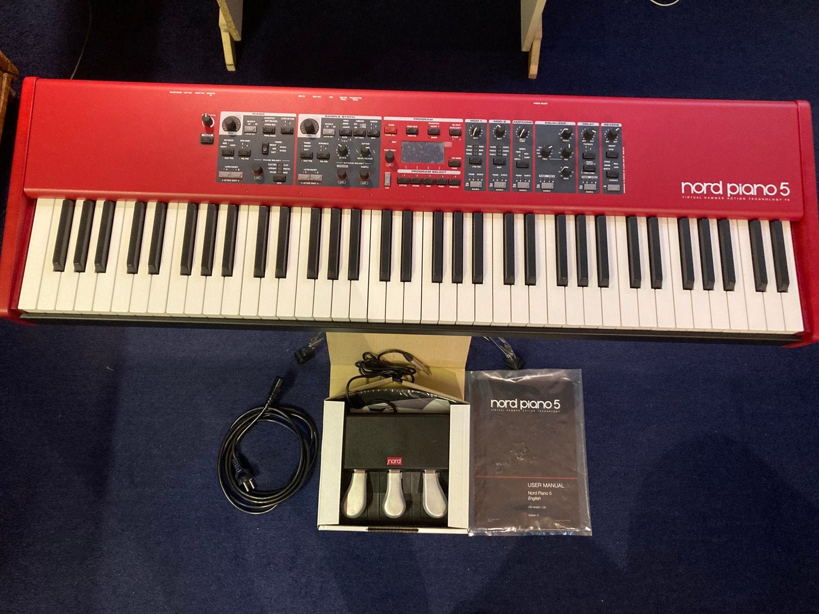 Nord piano 5 73, Zo goed als nieuw, Midi-aansluiting, 76 toetsen, Ophalen