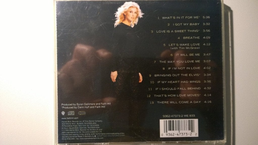 Faith Hill - Breathe, Ophalen of Verzenden, Zo goed als nieuw, Pop, Album