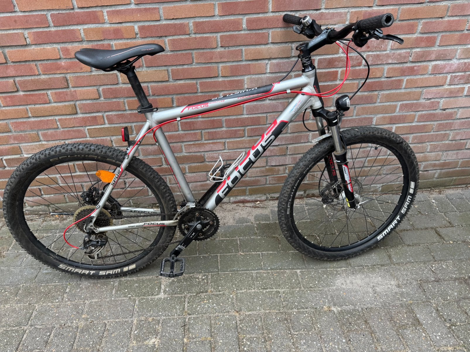 Mountainbike met 9 versnellingen, Ophalen, Gebruikt