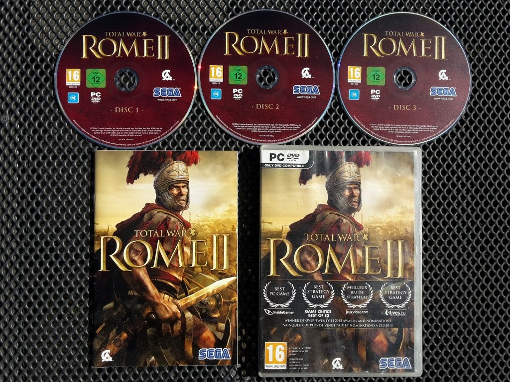 PC Game - Total War Rome II - Sega DVD-rom Strategie, 1 speler, Ophalen of Verzenden, Zo goed als nieuw, Strategie en Constructie