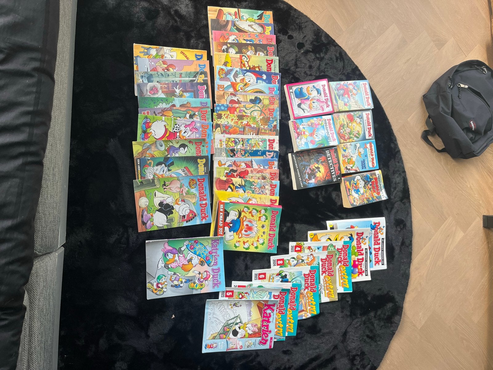 Grote collectie Donald Duck en Katrien Duck stripboeken, Boeken, Meerdere stripboeken, Ophalen of Verzenden, Gelezen