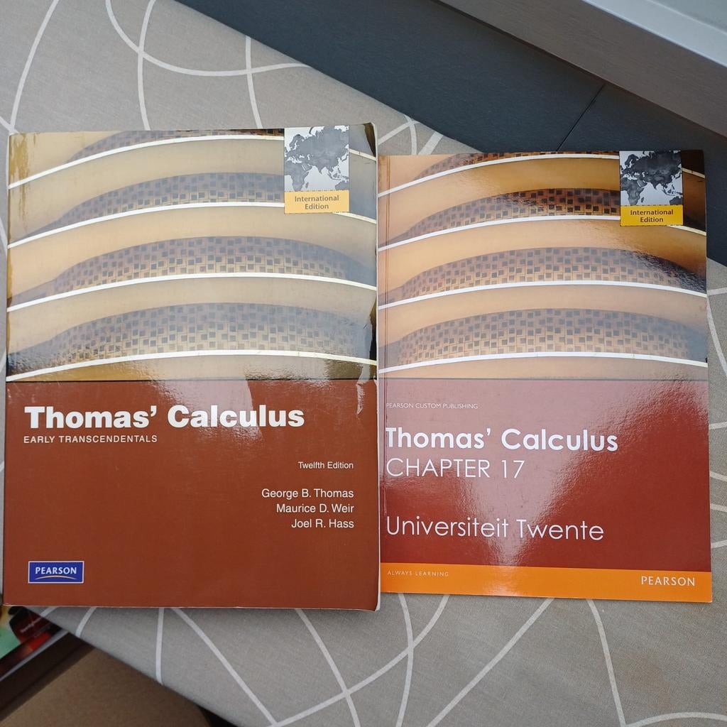 Thomas' Calculus Early Transcendentals & Chapter 17, Boeken, Ophalen of Verzenden
