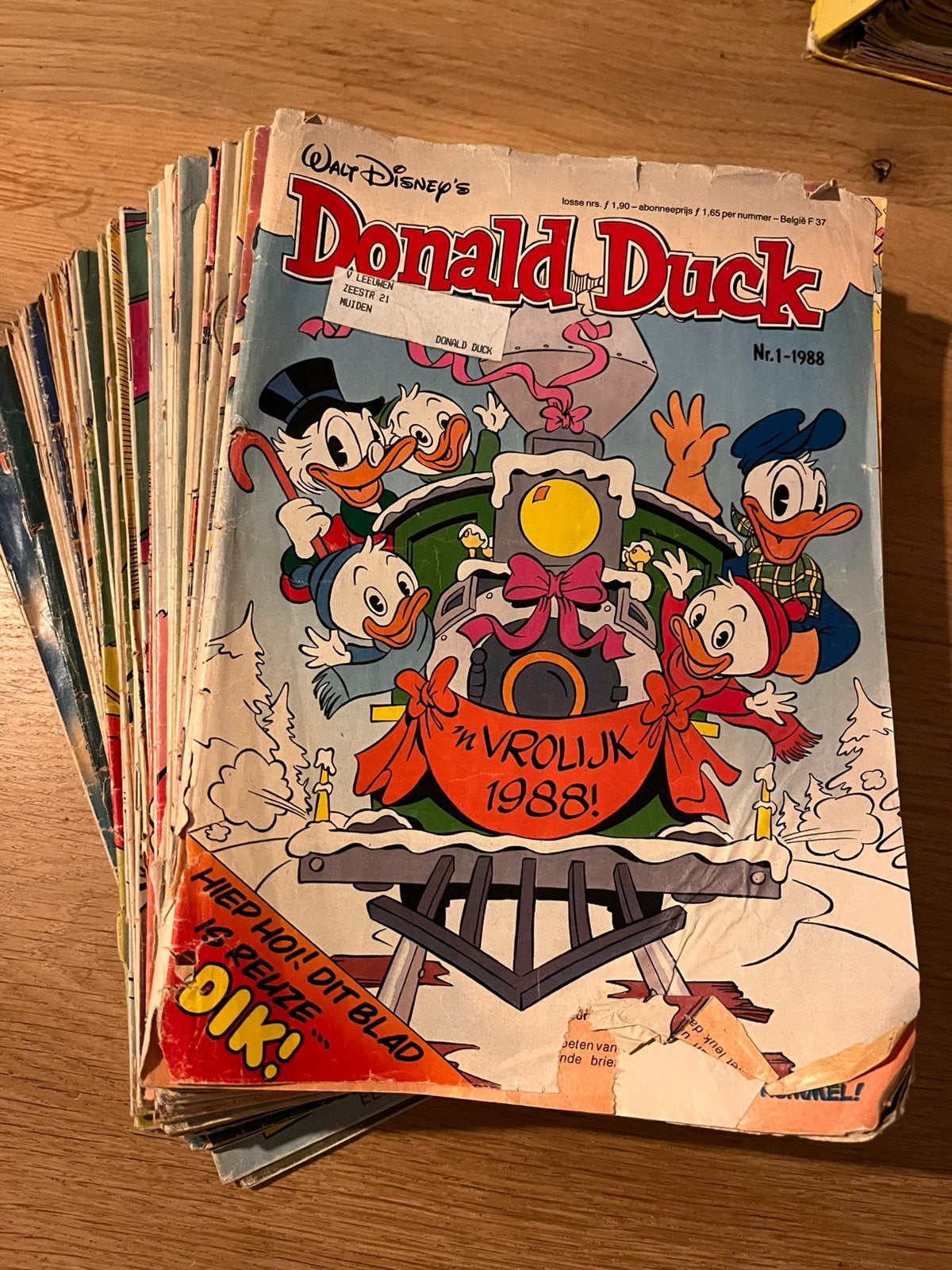 Donald duck 1988 complete jaargang, Gelezen, Complete serie of reeks, Europa, Ophalen of Verzenden