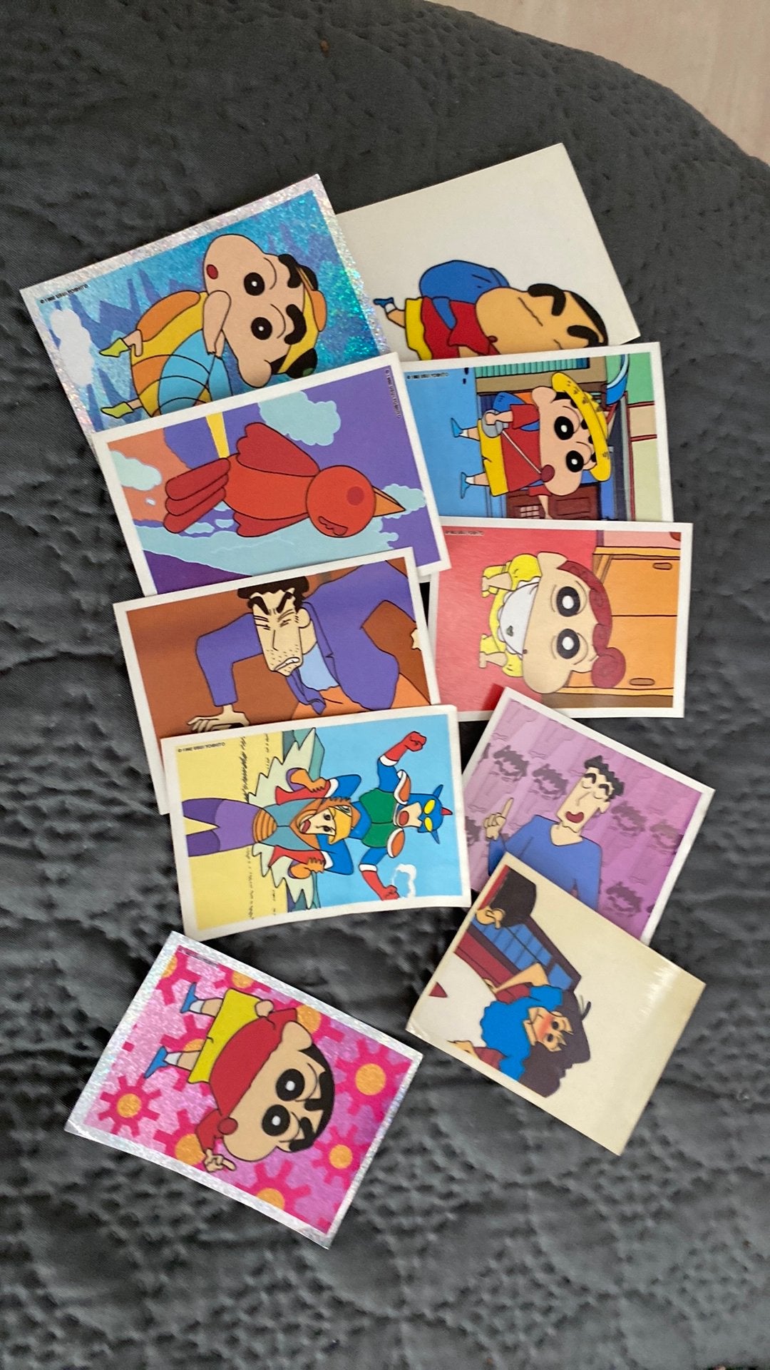 Panini shin chan, Ophalen of Verzenden, Zo goed als nieuw, Meerdere stickers