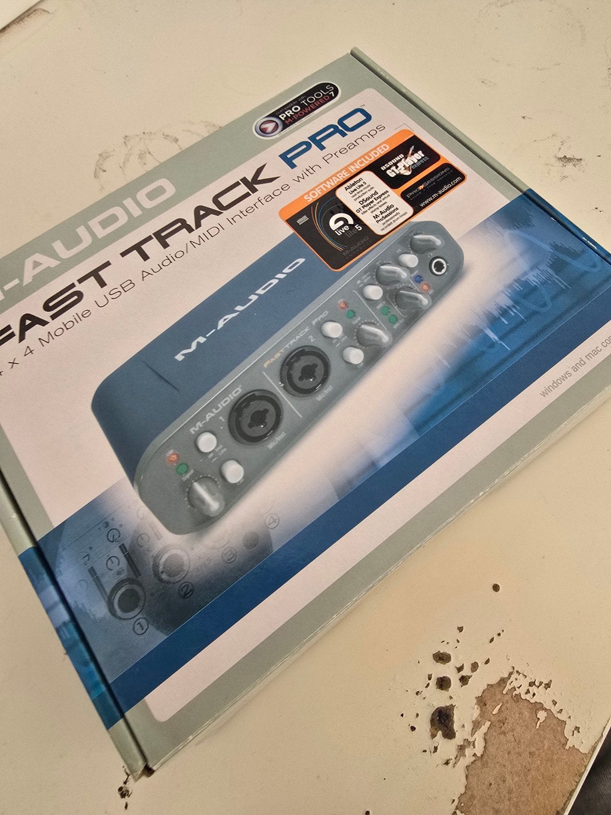 M-audio geluidskaart in doos, Computers en Software, Ophalen, Gebruikt, Extern, M-Audio