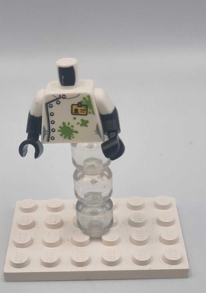 Lego torso Lab Coat (BAM), Ophalen of Verzenden, Zo goed als nieuw, Accessoire, Lego