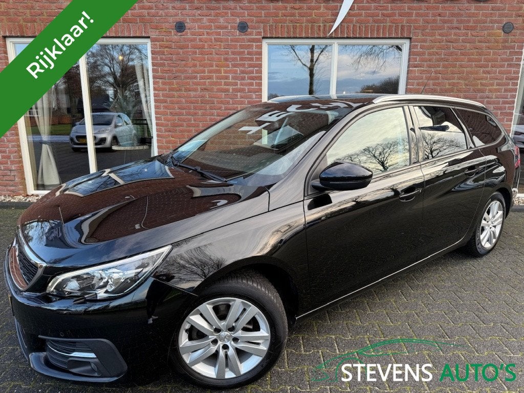 Peugeot 308 SW 1.2 PureT.Blue L. Ex PANO / CAMERA / D-RIEM V, Auto's, Stof, Gebruikt, 1199 cc, Origineel Nederlands