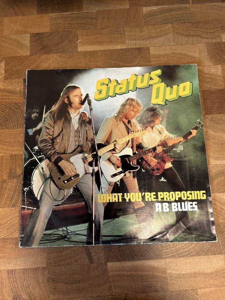 Status Quo What you're proposing single, Ophalen of Verzenden, Gebruikt, Pop