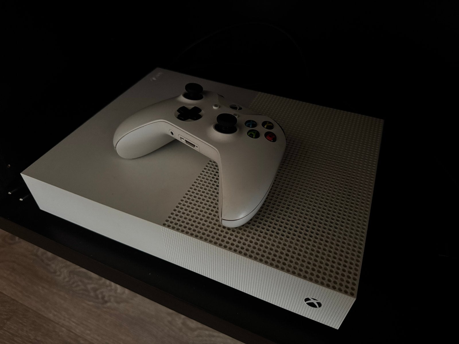 Xbox One S met controller - gebruikt, Spelcomputers en Games, Ophalen, Xbox One S, Met 1 controller, 500 GB