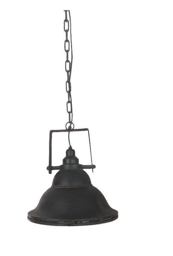 Gave Industriële Hanglamp - Stoer en Robuust Design, Ophalen, Gebruikt, Industrieel, Vintage, Robuust, E27 (groot)