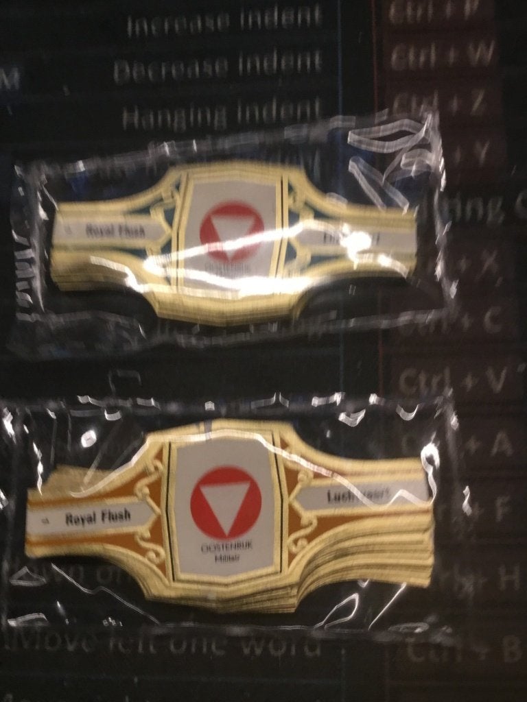 sigarenbanden, Ophalen of Verzenden, Gebruikt, Sigarenbandjes