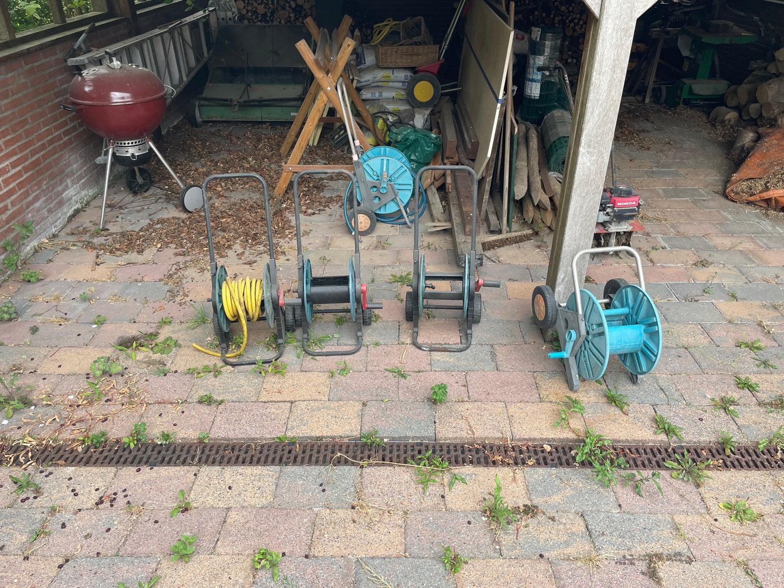 Diverse Tuinslanghaspels - Gebruikt maar Functioneel, Ophalen, Gebruikt, Tuinslanghaspel