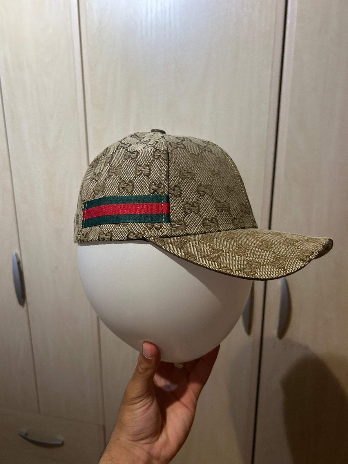 Gucci pet Beige classic, Kleding | Heren, Hoeden en Petten, Verzenden, Nieuw, One size fits all, Pet